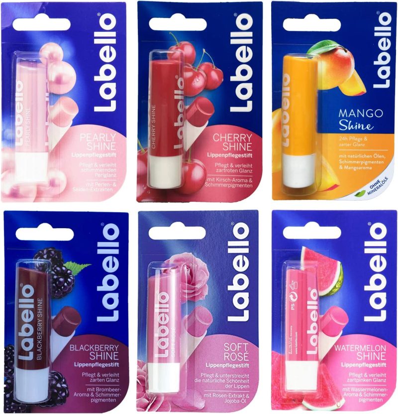 Lip-Balm-Bundle-containing-6-Different-Labello-Lip-Balms