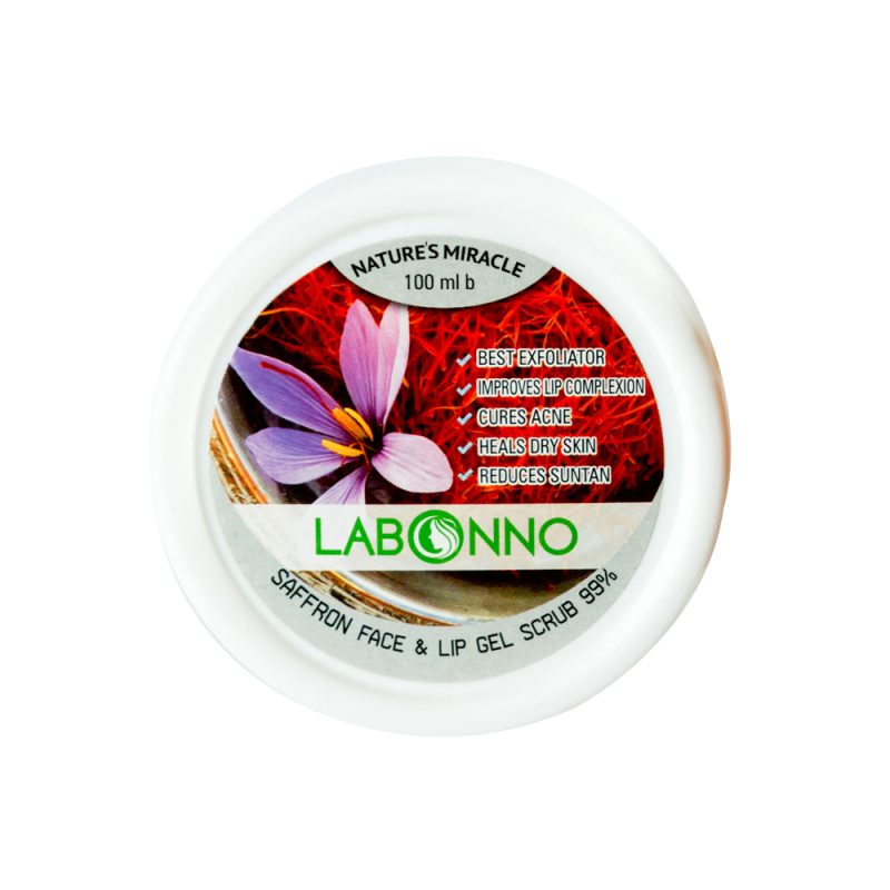 LABONNO-Saffron-Face-&-Lip-Gel-Scrub